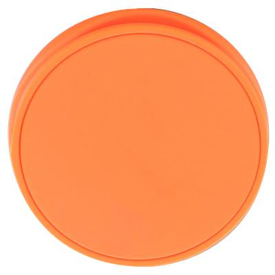Blank plastic orange phone stand with low prices.
