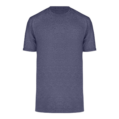 Salvaged navy heather blank tee.