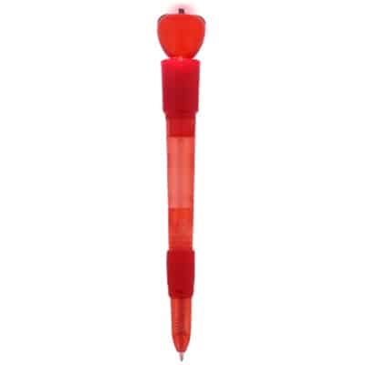 Plastic light up apple topper pen blank.
