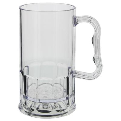 Acrylic clear beer glass blank in 11 ounces.
