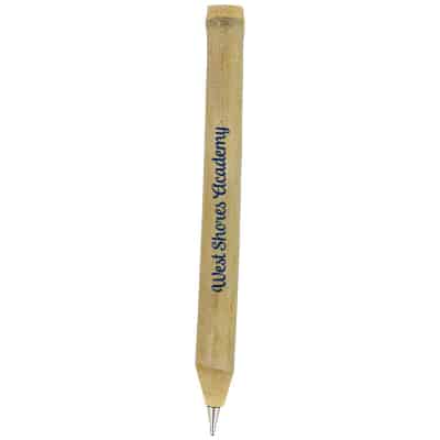Natural wood smooth bamboo pen.
