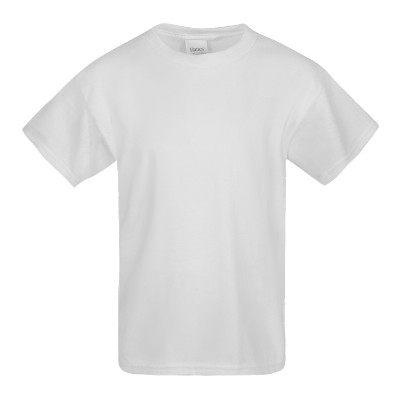 Blank white youth t-shirt.