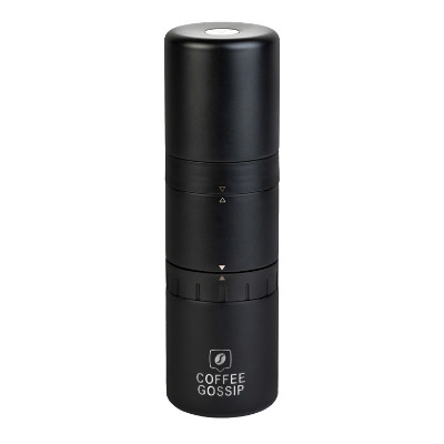 Black coffee kit with custom engraved logo.