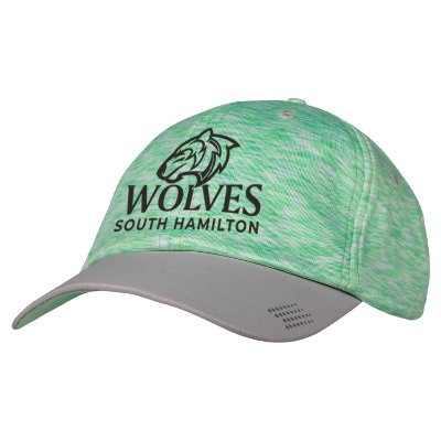 Green Sport Cap with Custom Logo
