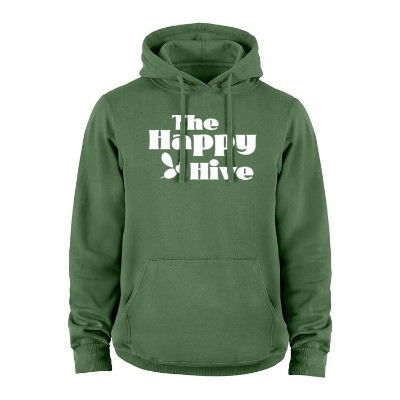 Personalized safari pullover hooded sweatshirt with logo.