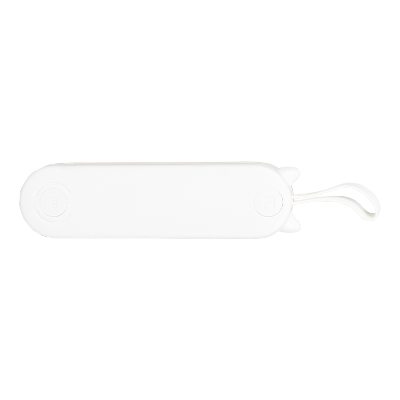 White dual action pet comb blank.