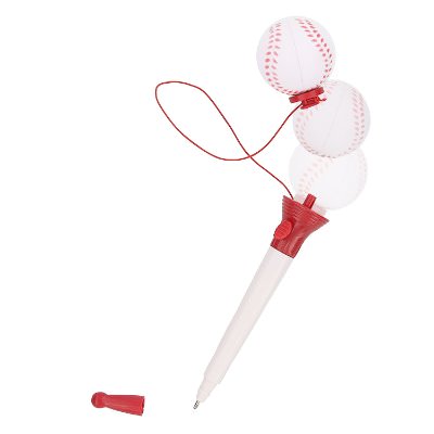Foam and plastic popping baseball pen blank.