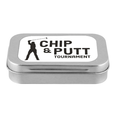 Golfer's aid kit with custom imprint.