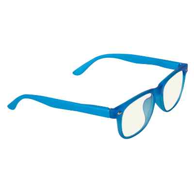 Plastic blank children's blue light blocking glasses.