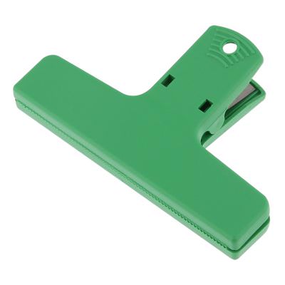 Plastic translucent red strong grip magnet chip clip blank.