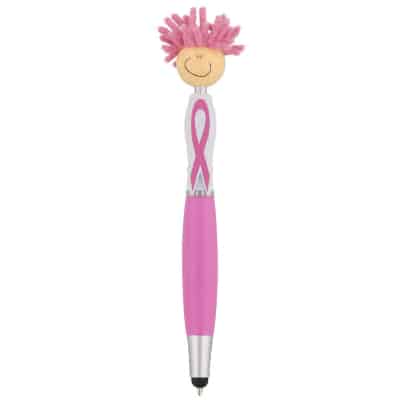 Plastic ribbon screen cleaner stylus pen blank.