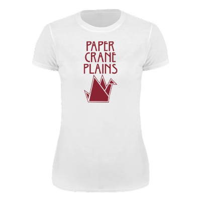 White custom short sleeve shirt.