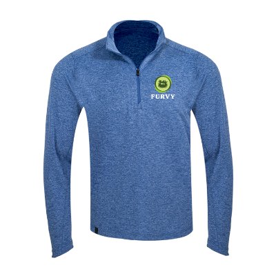 Blue Personalized Full Color Quarter-Zip