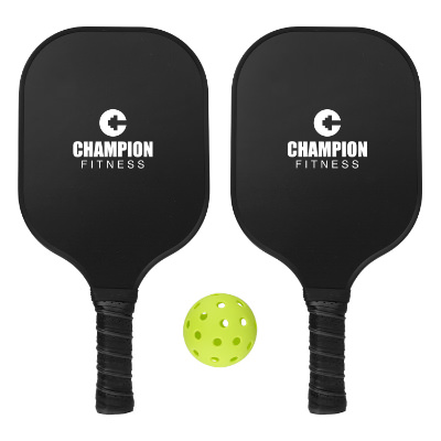 Black fiberglass and plastic outdoor game with a custom imprint.