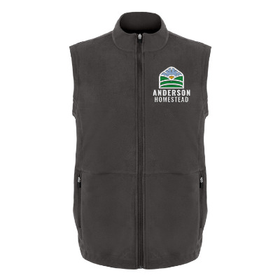 Sahara vest with custom embroidered logo.