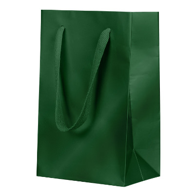 Paper black gloss recyclable eurotote bag blank.