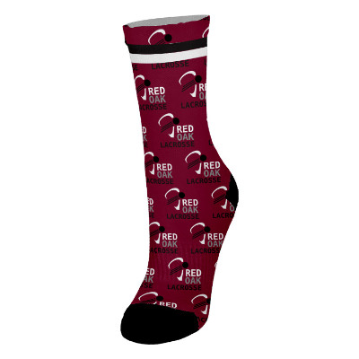 Athletic sock with full color  custom imprint.