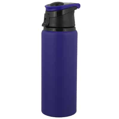 Aluminum blue water bottle blank in 24 ounces.