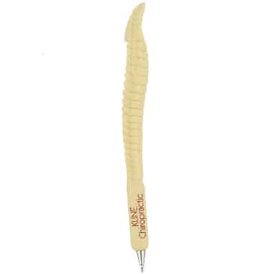 Plastic bone shaped pen.