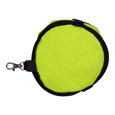 Green dual pet bowl blank.