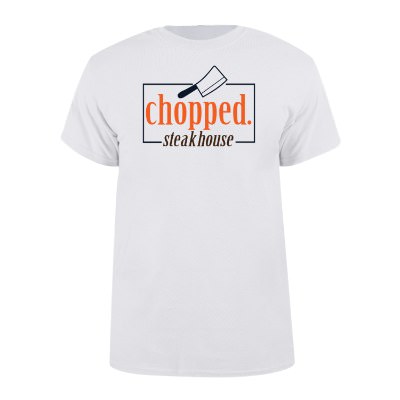 Full color imprinted white short sleeve shirt.