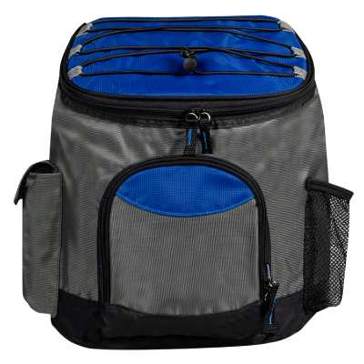 Blank royal backpack cooler.