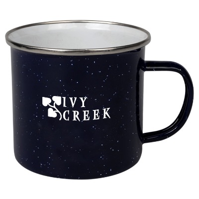 Navy blue ceramic personalized grow kit.
