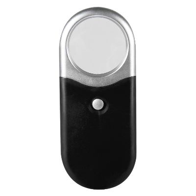 Blank plastic magnifier light available in bulk.