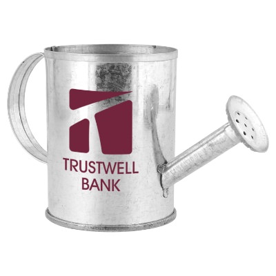 Silver tin branded planter kit.
