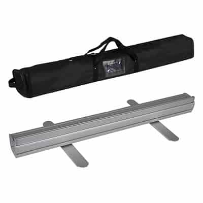Replacement aluminum base for economy banner stands.