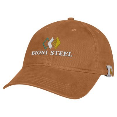 Cotton embroidered custom brown cap.