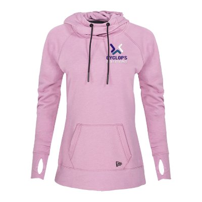 Ladies Custom EmbroideredPink Hoodie