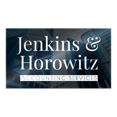 White plastic business card with a custom logo.
