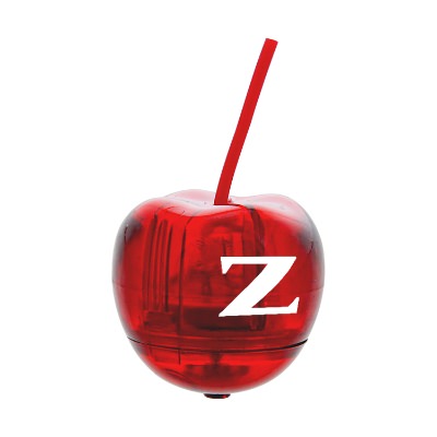Light up ice cube with custom logo.