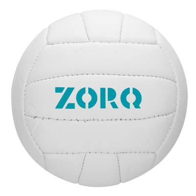 White leather custom volleyball