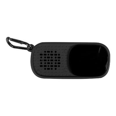 Black plastic earbuds available in bulk.