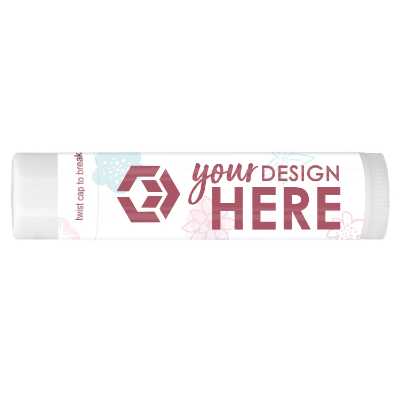 Hexagon shaped background with a personalized logo.