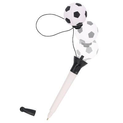 Foam and plastic popping soccer ball pen blank.