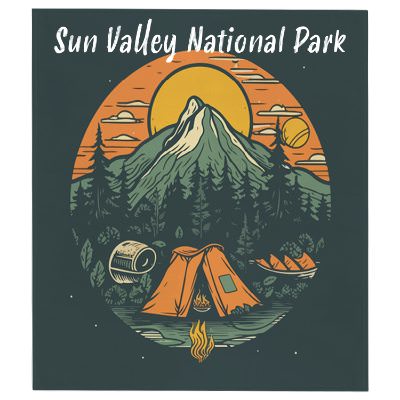 Full color blanket with customized logo.