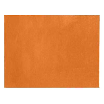 Orange blank tissue paper.