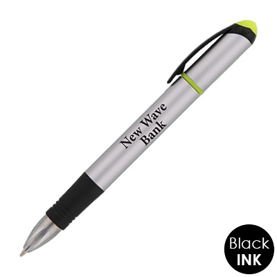 Plastic district highlighter pen.