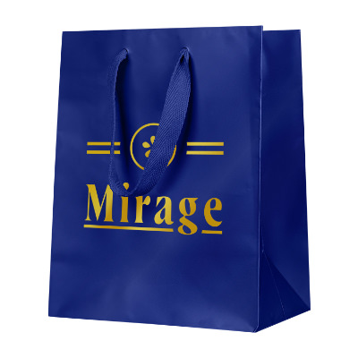 Paper hunter gloss diamond foil stamped recyclable eurotote bag personalized.