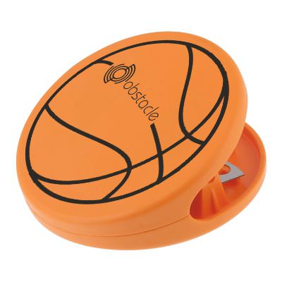 Plastic blue basketball magnet chip clip customized.