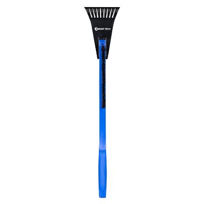 Plastic Hopkins® super deluxe snowbrush with window scraper with custom logo.