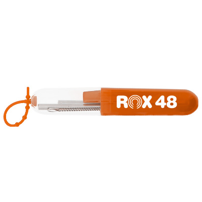 Orange straw kit with custom logo on case.