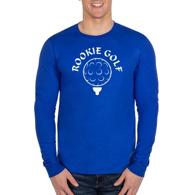 Imprinted true royal long sleeve t-shirt.