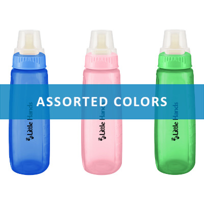 Assorted baby bottle with custom logo in 9 oz.