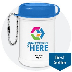 Mini Wet Wipe Canister-Full Color