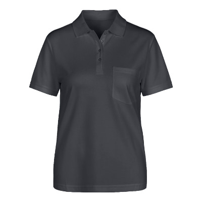 Blank carbon performance polo with pocket