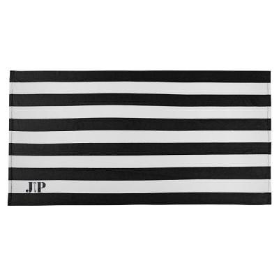 Embroidered cabana beach towel.